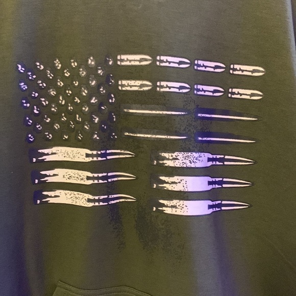 Patriotic American Flag Hoodie Pro Gun Sweater - Picture 2 of 6